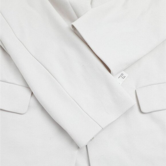 Uniqlo Women’s L UV Off White Lightweight Blazer Jersey Jacket NWT Avant Garde - Picture 7 of 8